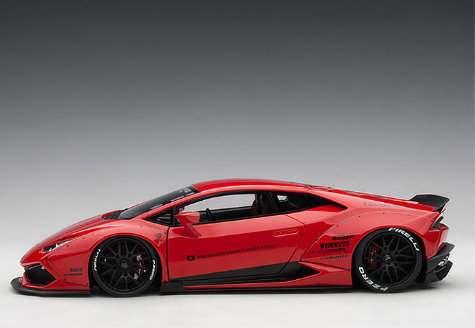 Liberty Walk Lamborghini Huracan, red 1:18