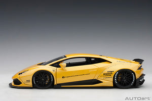Liberty Walk Lamborghini Huracan, yellow metallic 1:18