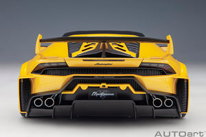 LAMBORGHINI HURACAN LIBERTY WALK LB SILHOUETTE WORKS GT 2018 YELLOW MET