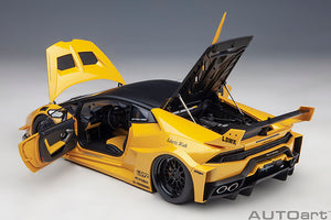 LAMBORGHINI HURACAN LIBERTY WALK LB SILHOUETTE WORKS GT 2018 YELLOW MET