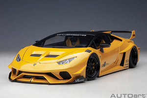 LAMBORGHINI HURACAN LIBERTY WALK LB SILHOUETTE WORKS GT 2018 YELLOW MET