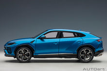 Indlæs billede til gallerivisning LAMBORGHINI URUS 2018 BLUE 1:18