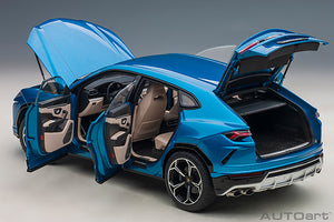 LAMBORGHINI URUS 2018 BLUE 1:18