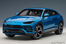 Indlæs billede til gallerivisning LAMBORGHINI URUS 2018 BLUE 1:18
