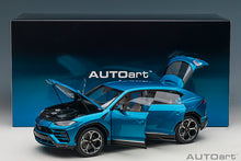 Indlæs billede til gallerivisning LAMBORGHINI URUS 2018 BLUE 1:18