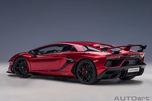 LAMBORGHINI AVENTADOR SVJ 2018 ROSSO EFESTO - RED MET