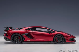 LAMBORGHINI AVENTADOR SVJ 2018 ROSSO EFESTO - RED MET