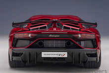 Indlæs billede til gallerivisning LAMBORGHINI AVENTADOR SVJ 2018 ROSSO EFESTO - RED MET
