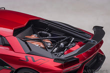 Indlæs billede til gallerivisning LAMBORGHINI AVENTADOR SVJ 2018 ROSSO EFESTO - RED MET