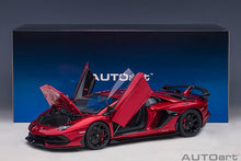 Indlæs billede til gallerivisning LAMBORGHINI AVENTADOR SVJ 2018 ROSSO EFESTO - RED MET