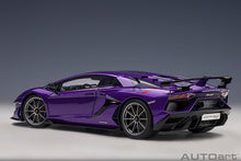 Indlæs billede til gallerivisning Lamborghini Aventador SVJ, viola pasifae 1:18