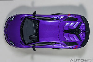 Lamborghini Aventador SVJ, viola pasifae 1:18
