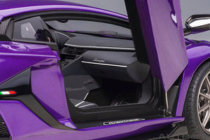 Lamborghini Aventador SVJ, viola pasifae 1:18