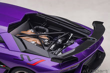 Indlæs billede til gallerivisning Lamborghini Aventador SVJ, viola pasifae 1:18