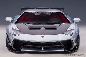 LIBERTY WALK LB-WORKS 2018 LAMBORGHINI AVENTADOR LIMITED SILVER 1:18