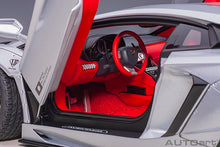 Indlæs billede til gallerivisning LIBERTY WALK LB-WORKS 2018 LAMBORGHINI AVENTADOR LIMITED SILVER 1:18