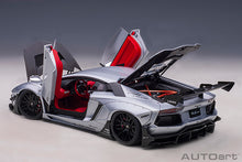 Indlæs billede til gallerivisning LIBERTY WALK LB-WORKS 2018 LAMBORGHINI AVENTADOR LIMITED SILVER 1:18