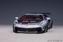 Indlæs billede til gallerivisning LIBERTY WALK LB-WORKS 2018 LAMBORGHINI AVENTADOR LIMITED SILVER 1:18