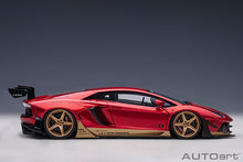 Indlæs billede til gallerivisning Liberty Walk Lamborghini Aventador, hyper red/gold accents 1:18