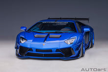Indlæs billede til gallerivisning Liberty Walk Lamborghini Aventador, hyper blue 1:18