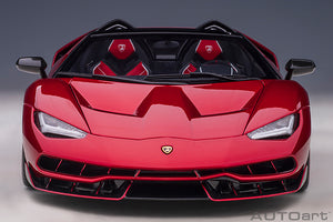 LAMBORGHINI CENTENARIO ROADSTER 2016 ROSSO EFESTO RED MET