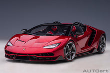 Indlæs billede til gallerivisning LAMBORGHINI CENTENARIO ROADSTER 2016 ROSSO EFESTO RED MET