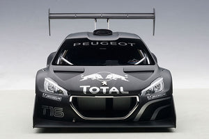 Peugeot 208 T16 Pikes Peak Presentation Car, black-grey 1:18