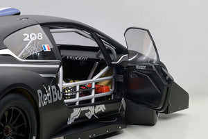 Peugeot 208 T16 Pikes Peak Presentation Car, black-grey 1:18