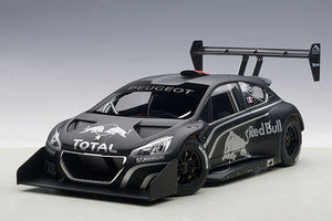 Peugeot 208 T16 Pikes Peak Presentation Car, black-grey 1:18