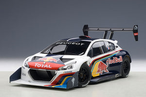 Peugeot 208 T16 Pikes Peak Winner Loeb, blue/red/white 1:18