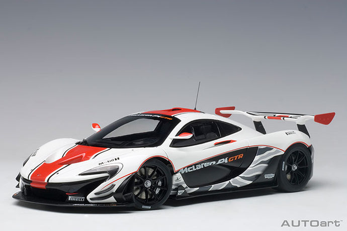 McLAREN P1 GTR N 0 2015 YELLOW GREEN STRIPES