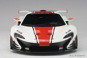 McLAREN P1 GTR N 0 2015 YELLOW GREEN STRIPES