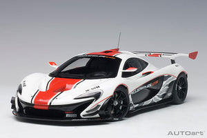 McLAREN P1 GTR N 0 2015 YELLOW GREEN STRIPES