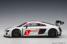 Indlæs billede til gallerivisning AUDI R8 LMS FIA GT GT3 N 1 GENEVE PRESS 2016 WHITE RED