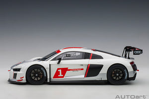 AUDI R8 LMS FIA GT GT3 N 1 GENEVE PRESS 2016 WHITE RED
