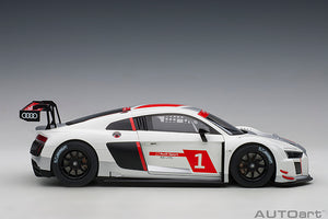 AUDI R8 LMS FIA GT GT3 N 1 GENEVE PRESS 2016 WHITE RED