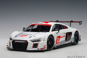 AUDI R8 LMS FIA GT GT3 N 1 GENEVE PRESS 2016 WHITE RED
