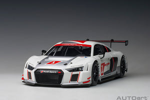AUDI R8 LMS FIA GT GT3 N 1 GENEVE PRESS 2016 WHITE RED