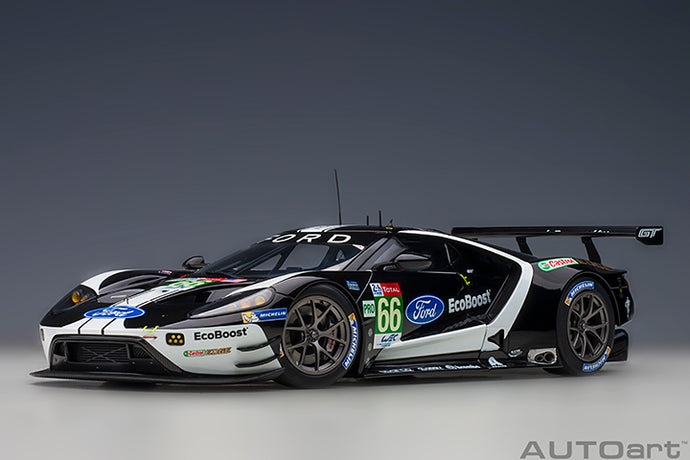 FORD USA GT FORD ECOBOOST 3.5L TURBO V6 TEAM FORD CHIP GANASSI UK N 66 6th LMGTE PRO CLASS 24h LE MANS 2019 S.MUICKE - O.PLA - B.JOHNSON BLACK WHITE