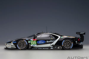 FORD USA GT FORD ECOBOOST 3.5L TURBO V6 TEAM FORD CHIP GANASSI UK N 66 6th LMGTE PRO CLASS 24h LE MANS 2019 S.MUICKE - O.PLA - B.JOHNSON BLACK WHITE