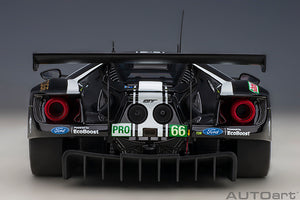 FORD USA GT FORD ECOBOOST 3.5L TURBO V6 TEAM FORD CHIP GANASSI UK N 66 6th LMGTE PRO CLASS 24h LE MANS 2019 S.MUICKE - O.PLA - B.JOHNSON BLACK WHITE