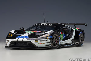 FORD USA GT FORD ECOBOOST 3.5L TURBO V6 TEAM FORD CHIP GANASSI UK N 66 6th LMGTE PRO CLASS 24h LE MANS 2019 S.MUICKE - O.PLA - B.JOHNSON BLACK WHITE
