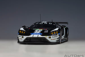 FORD USA GT FORD ECOBOOST 3.5L TURBO V6 TEAM FORD CHIP GANASSI UK N 66 6th LMGTE PRO CLASS 24h LE MANS 2019 S.MUICKE - O.PLA - B.JOHNSON BLACK WHITE