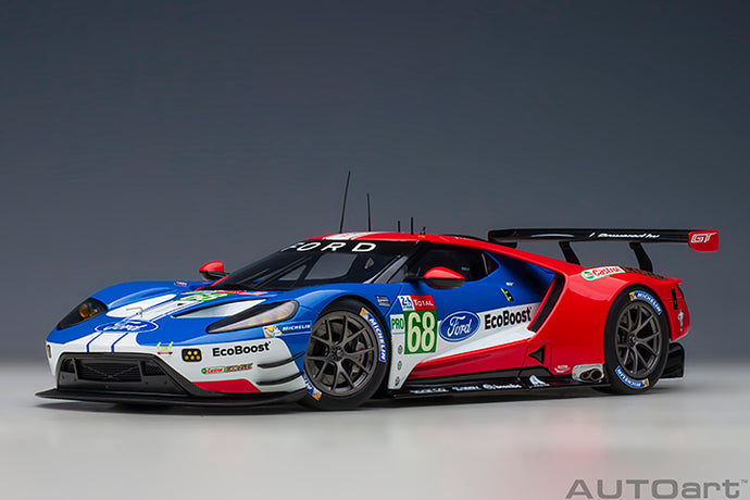 FORD USA GT FORD ECOBOOST 3.5L TURBO V6 TEAM FORD CHIP GANASSI USA N 68 24h LE MANS 2019 S.BOURDAIS - J.HAND - D.MULLER RED WHITE BLUE