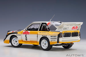 AUDI SPORT QUATTRO S1 N.8 WINNER SANREMO 1985 ROHRL-GEISTDORFER 1:18