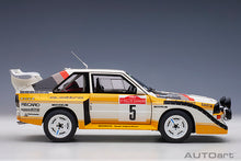 Indlæs billede til gallerivisning AUDI SPORT QUATTRO S1 N.8 WINNER SANREMO 1985 ROHRL-GEISTDORFER 1:18
