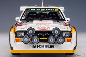 AUDI SPORT QUATTRO S1 N.8 WINNER SANREMO 1985 ROHRL-GEISTDORFER 1:18