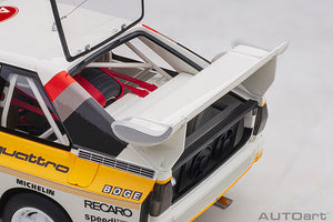 AUDI SPORT QUATTRO S1 N.8 WINNER SANREMO 1985 ROHRL-GEISTDORFER 1:18