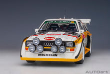 Indlæs billede til gallerivisning AUDI SPORT QUATTRO S1 N.8 WINNER SANREMO 1985 ROHRL-GEISTDORFER 1:18