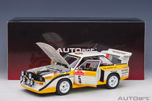Indlæs billede til gallerivisning AUDI SPORT QUATTRO S1 N.8 WINNER SANREMO 1985 ROHRL-GEISTDORFER 1:18
